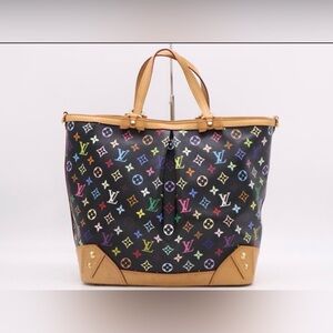 Murakami X Louis Vuitton Monogram Multicolor Sharleen GM neverfull sprouse noir